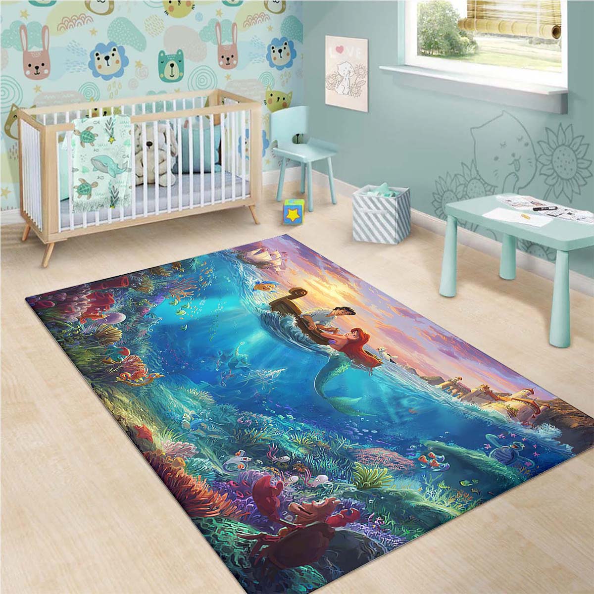 Gift For Fans Little Mermaid Teppich, Sportteppich, Jungenzimmer Teppich gift for fans little mermaid