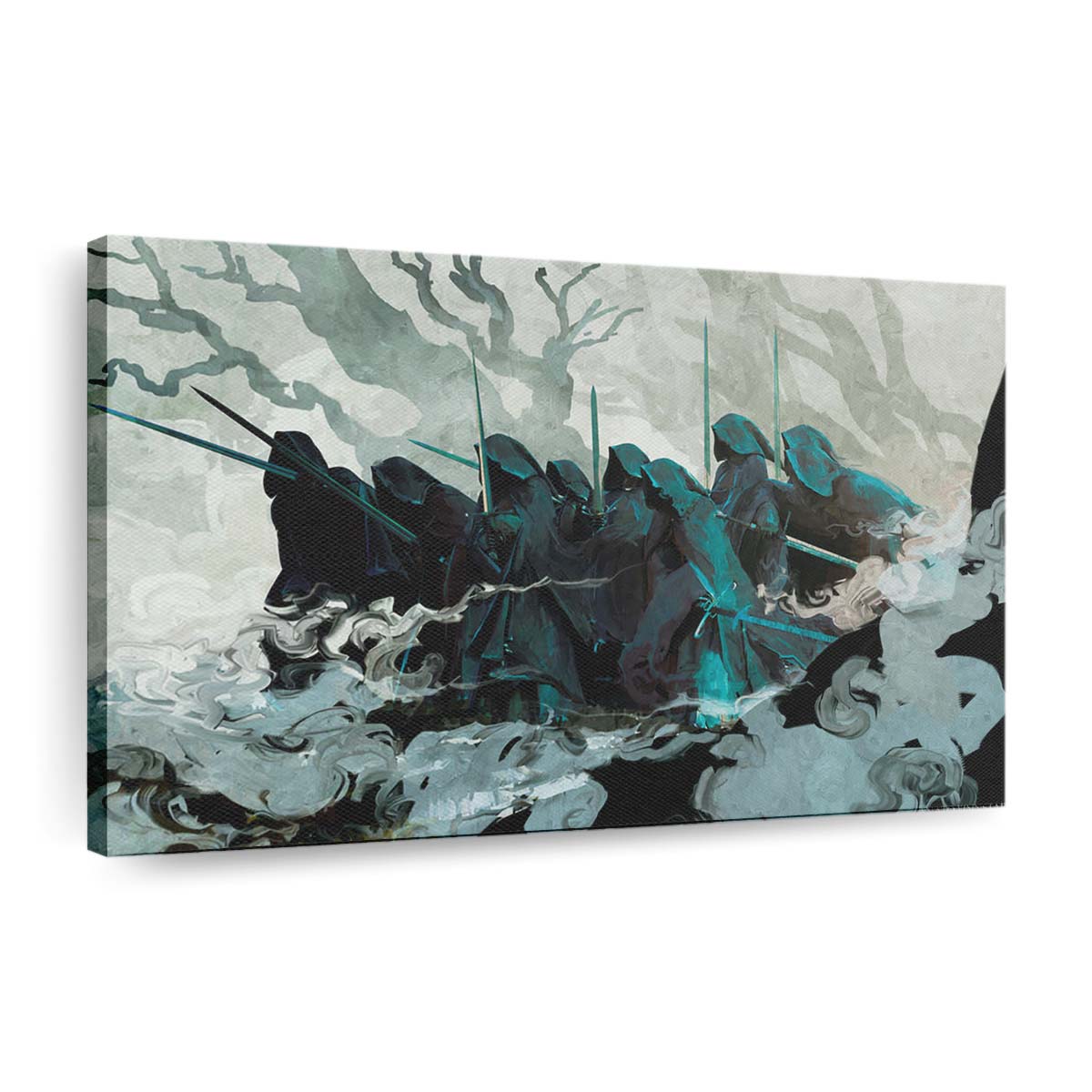 Leinwandbild Die Neun - Der Herr Der Ringe the nine the lord of the rings by anatofinnstark ddjpvu1 fullview