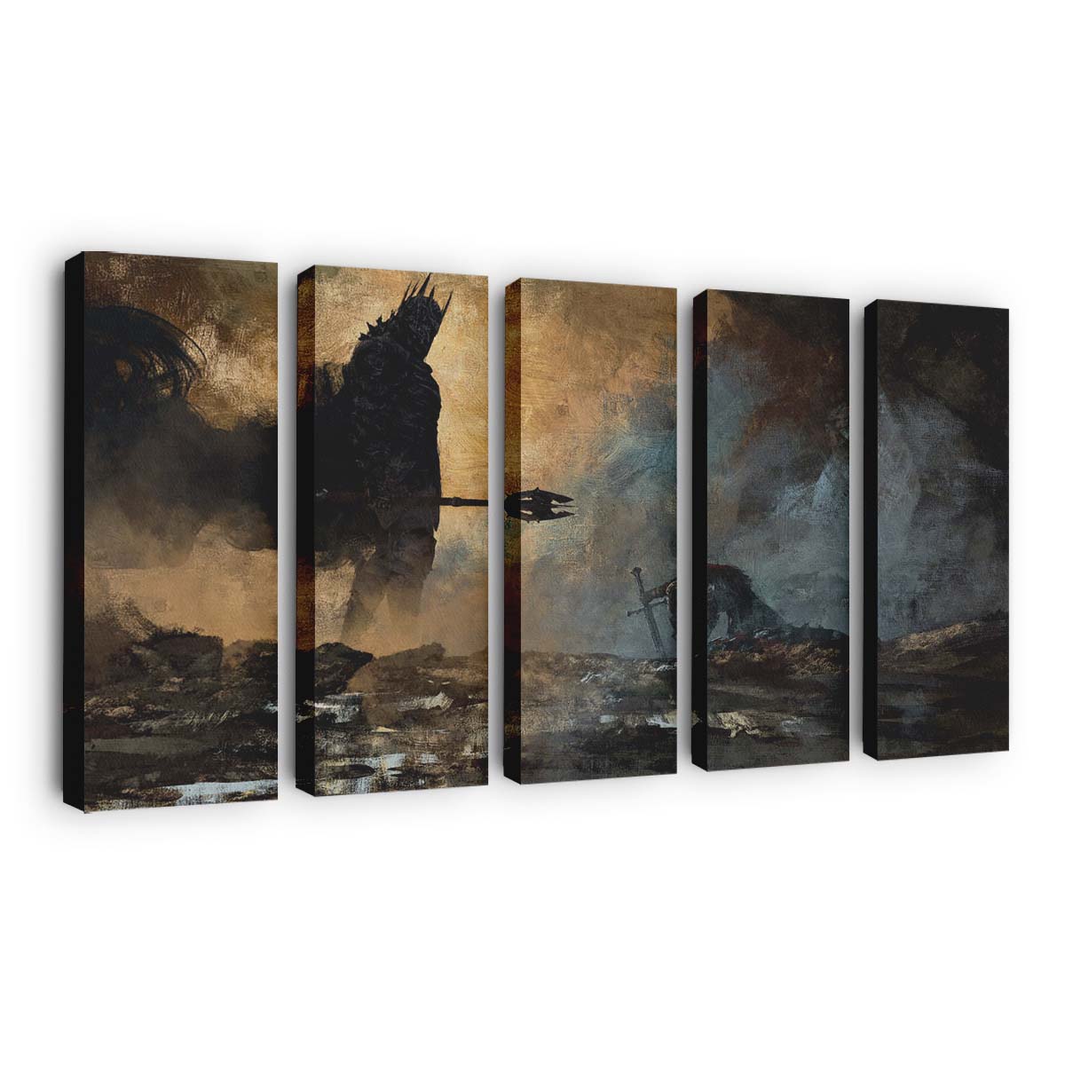 Leinwandbild Das Schicksal Isildurs Der Herr Der Ringe the fate of isildur the lord of the rings by anatofinnstark dd6ihs6 pre