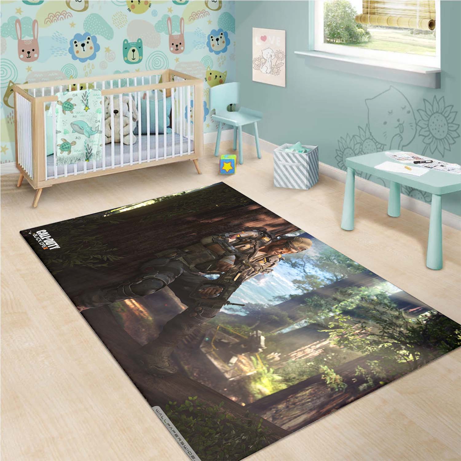 Call Of Duty Black Ops 3 Specialist Nomad Teppich, Gaming Teppich, Haus Dekoration call of duty black ops 3 specialist nomad