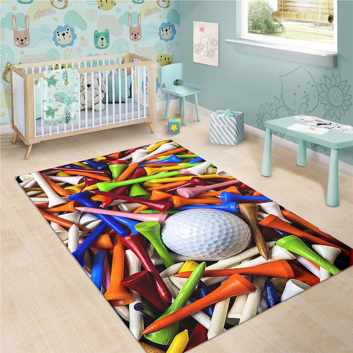 Golf Tt1709069m Teppich, Sportteppich, Jungenzimmer Teppich golf tt1709069m