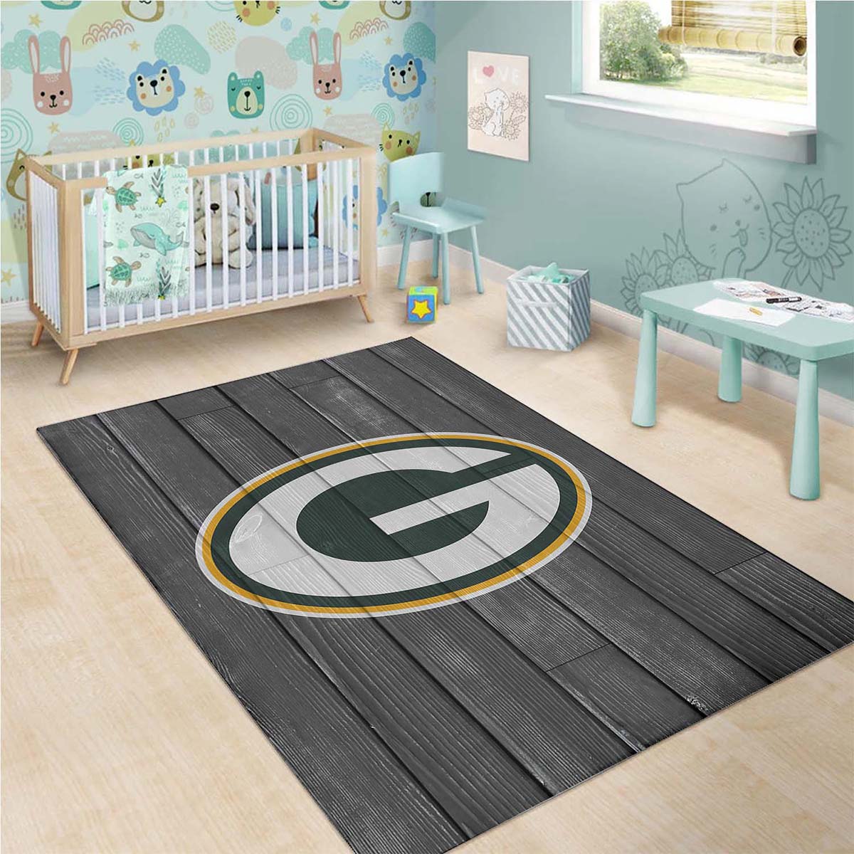 Green Bay Packers Fuballmannschaft 3 Teppich, Sportteppich, Jungenzimmer Teppich green bay packers fuballmannschaft 3
