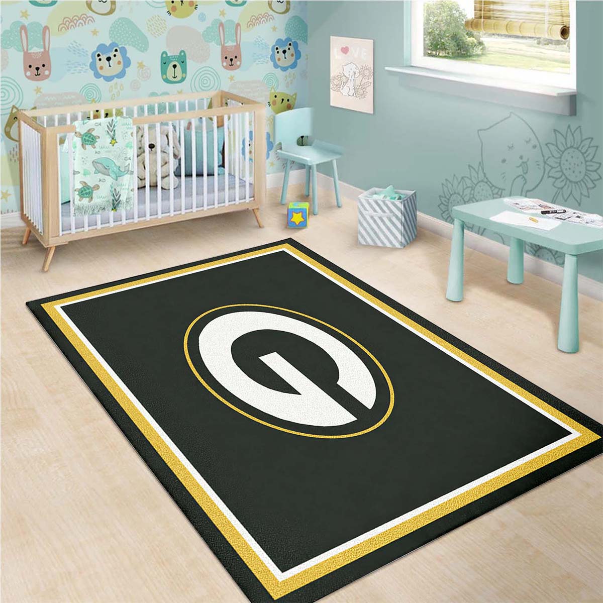 Green Bay Packers Nfl Spirit Teppich, Sportteppich, Jungenzimmer Teppich green bay packers nfl spirit