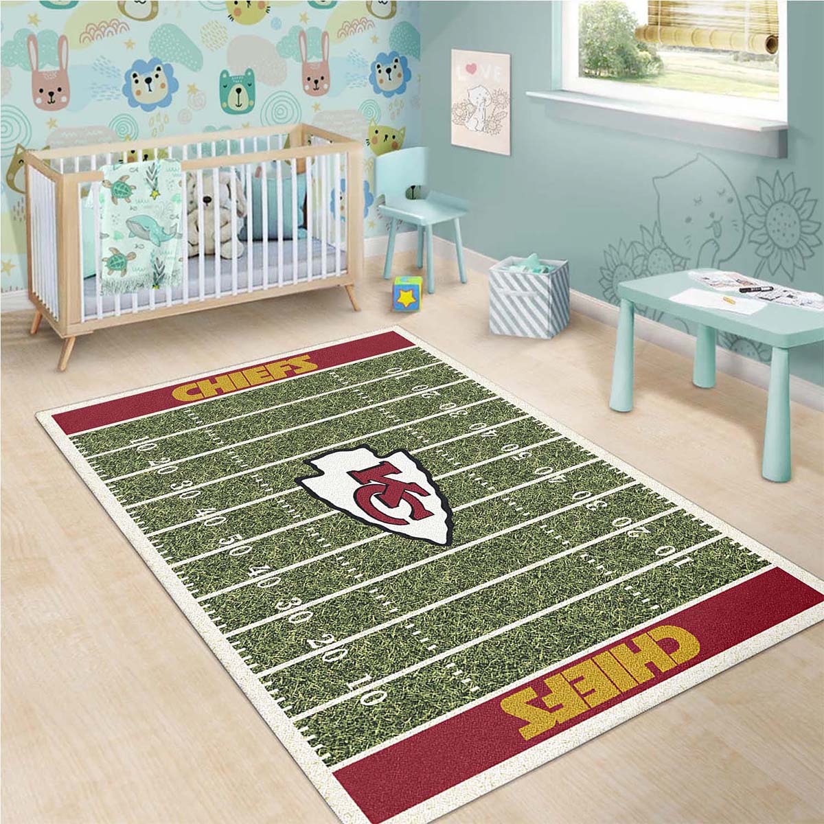 Kansas City Chiefs Nfl Football Teppich, Sportteppich, Jungenzimmer Teppich kansas city chiefs nfl football