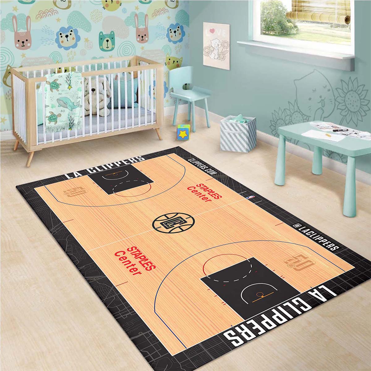 La Clippers Teppich, Sportteppich, Jungenzimmer Teppich la clippers