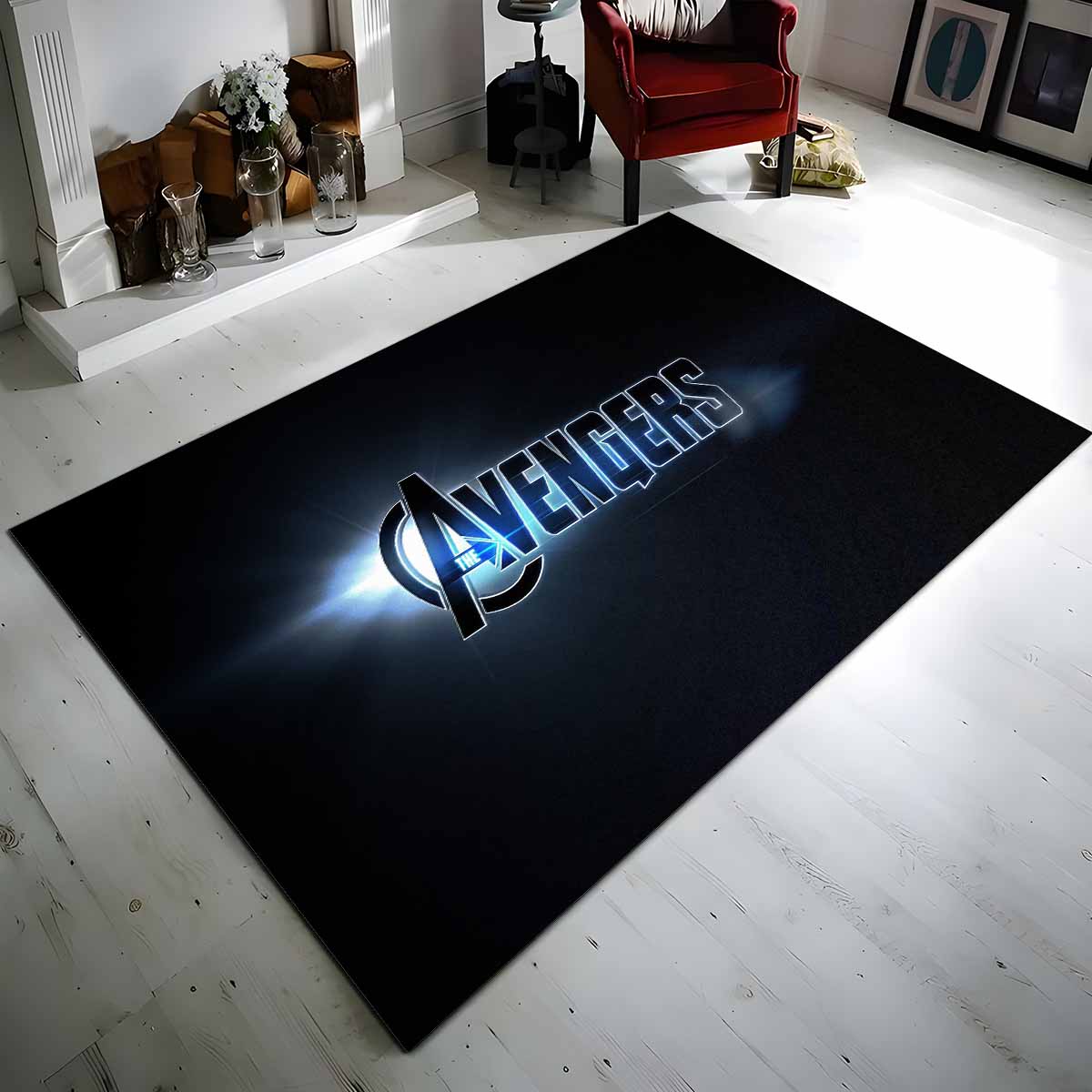 Avengers Marvel 03 Teppich, Pflegeleichter Webteppich für Wohnzimmer und Gaming-Zone avengers marvel 03 teppich