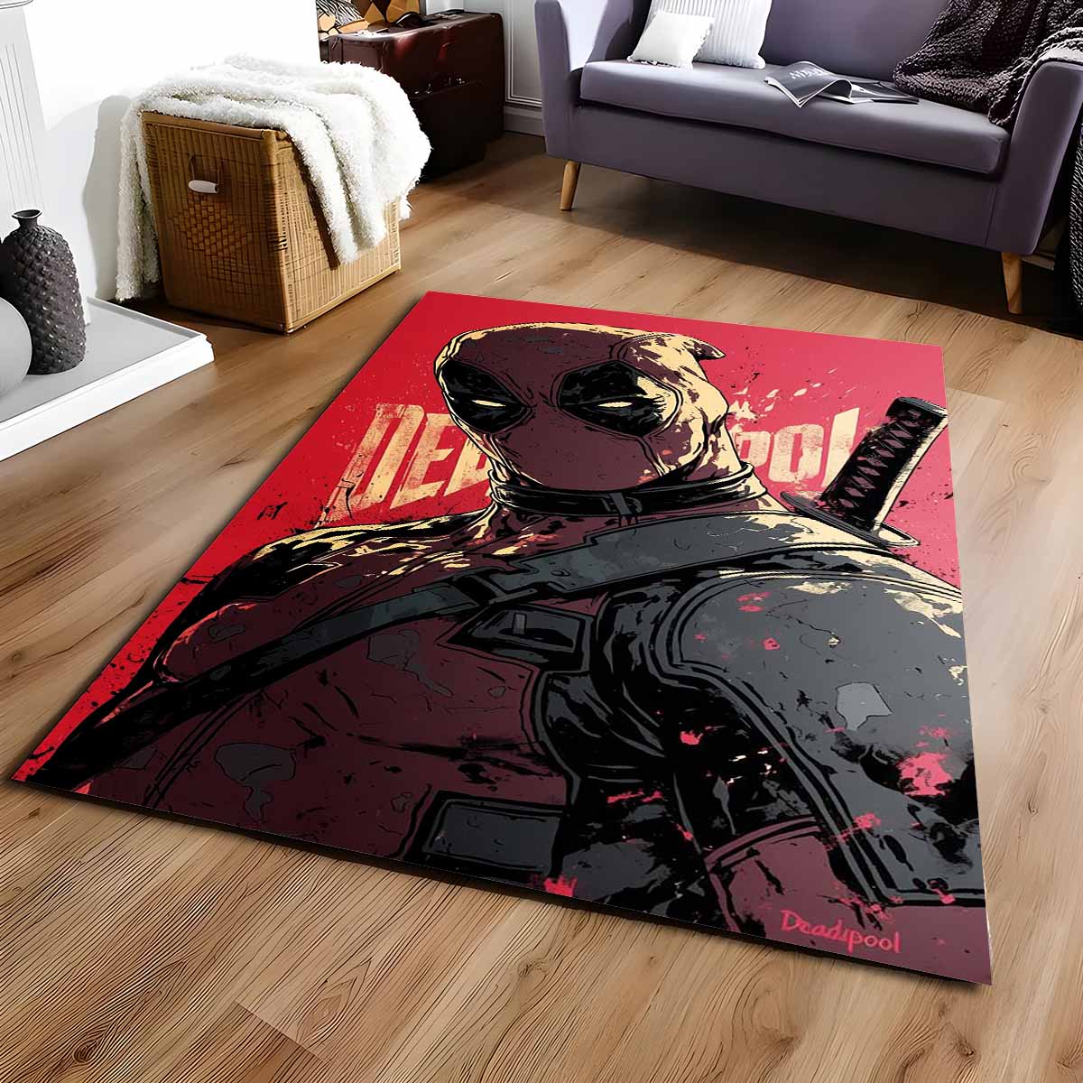 Deadpool 23 Teppich, Echte Wohlfühlatmosphäre im unverkennbaren Comic-Look deadpool 23 teppich