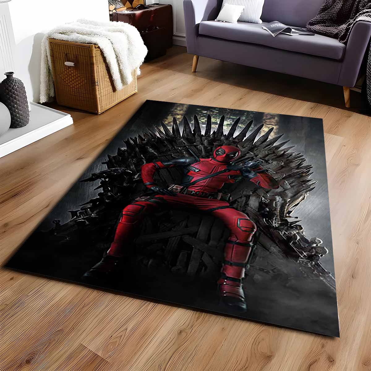 Deadpool Game Of Thrones Teppich, Echte Wohlfühlatmosphäre im unverkennbaren Comic-Look deadpool game of thrones teppich