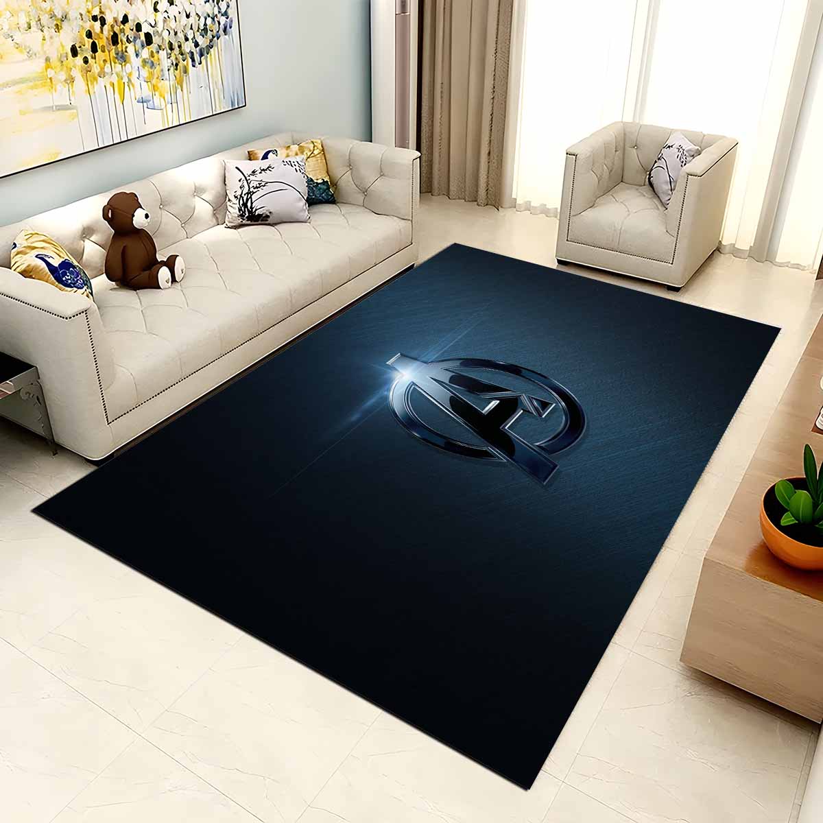 Avengers Marvel 02 Teppich, Erstklassige Qualität mit sauber gekettelten Kanten 5 avengers marvel 02 teppich