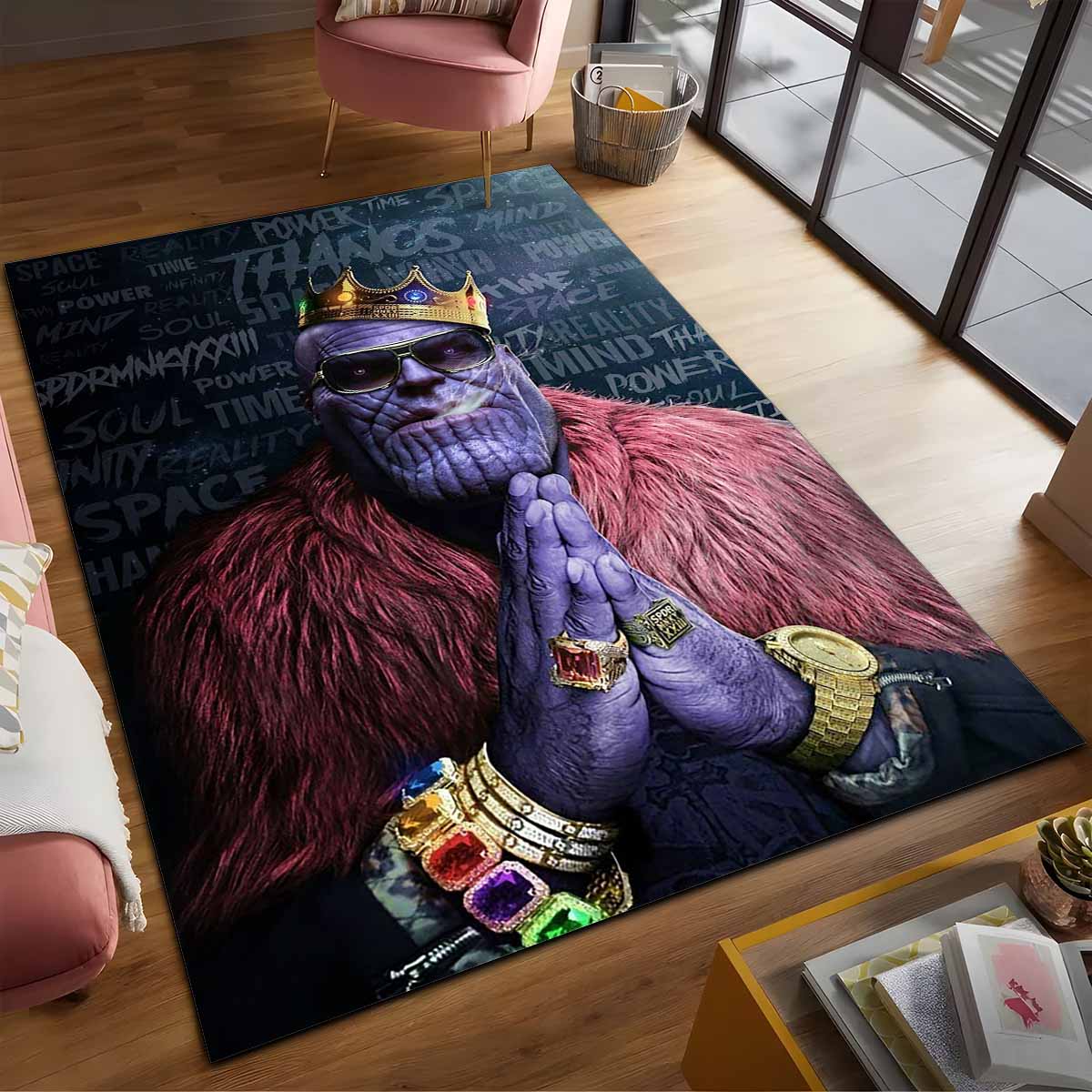Thanos Marvel Teppich, Offizieller Avenger-Style für moderne Jugendzimmer 5 thanos marvel teppich