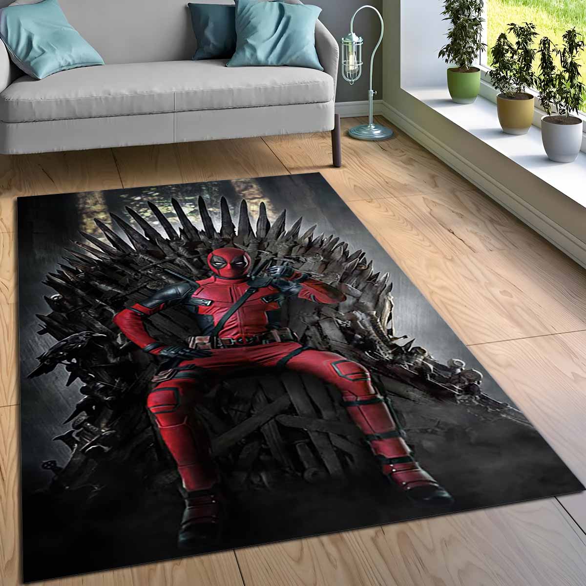 Deadpool Game Of Thrones Teppich, Echte Wohlfühlatmosphäre im unverkennbaren Comic-Look deadpool game of thrones teppich