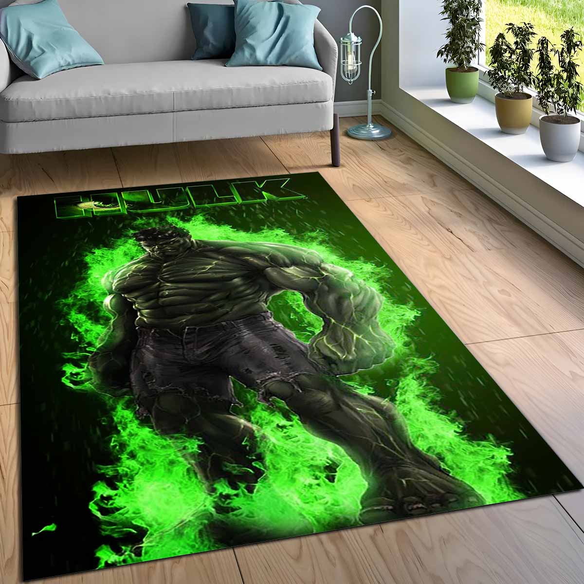 Hulk Avenger Marvel 1003 Teppich, Kratzfest und resistent gegen Bürostuhlrollen hulk avenger marvel 1003 teppich