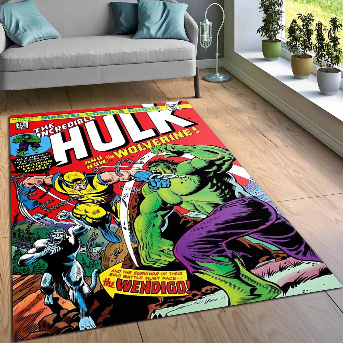 Hulk Avenger Marvel 1007 Teppich, Erstklassige Qualität mit sauber gekettelten Kanten hulk avenger marvel 1007 teppich