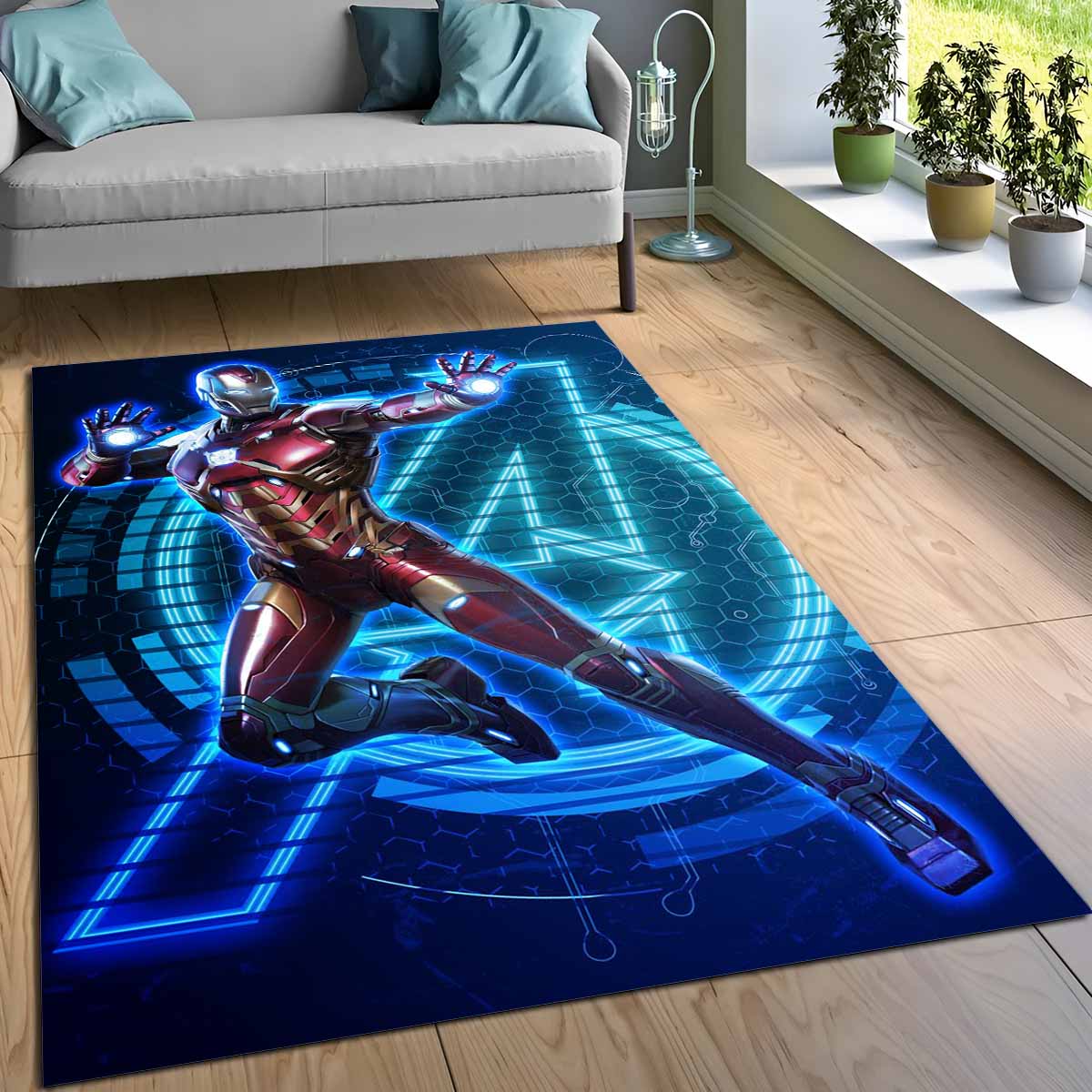 Ironman Avenger Marvel 1001 Teppich, Weiche Oberfläche für maximalen Komfort beim Barfußlaufen ironman avenger marvel 1001 teppich