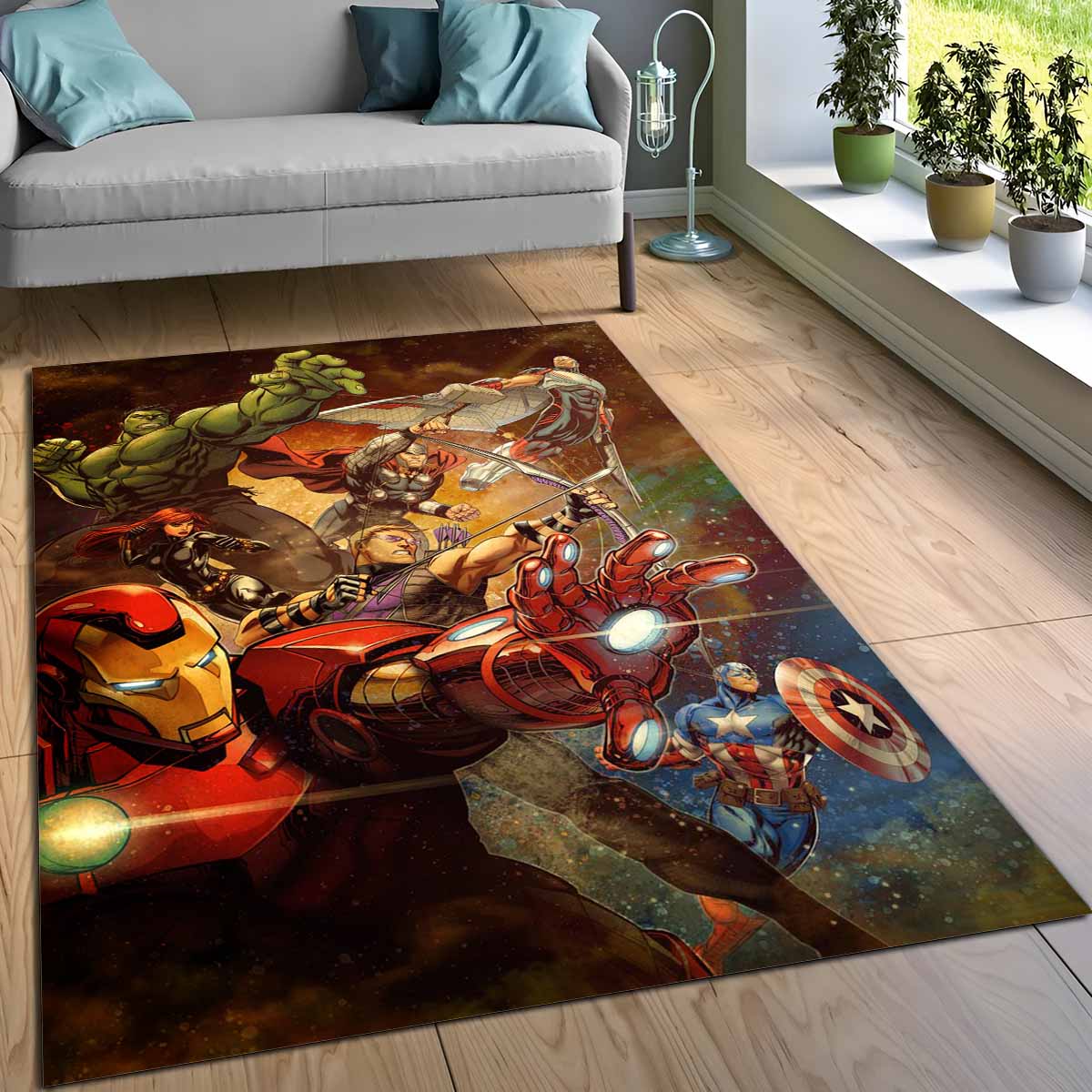 Marvel Avengers 1001 Teppich, Robuster Kinderzimmer-Teppich im exklusiven Superhelden-Design marvel avengers 1001 teppich