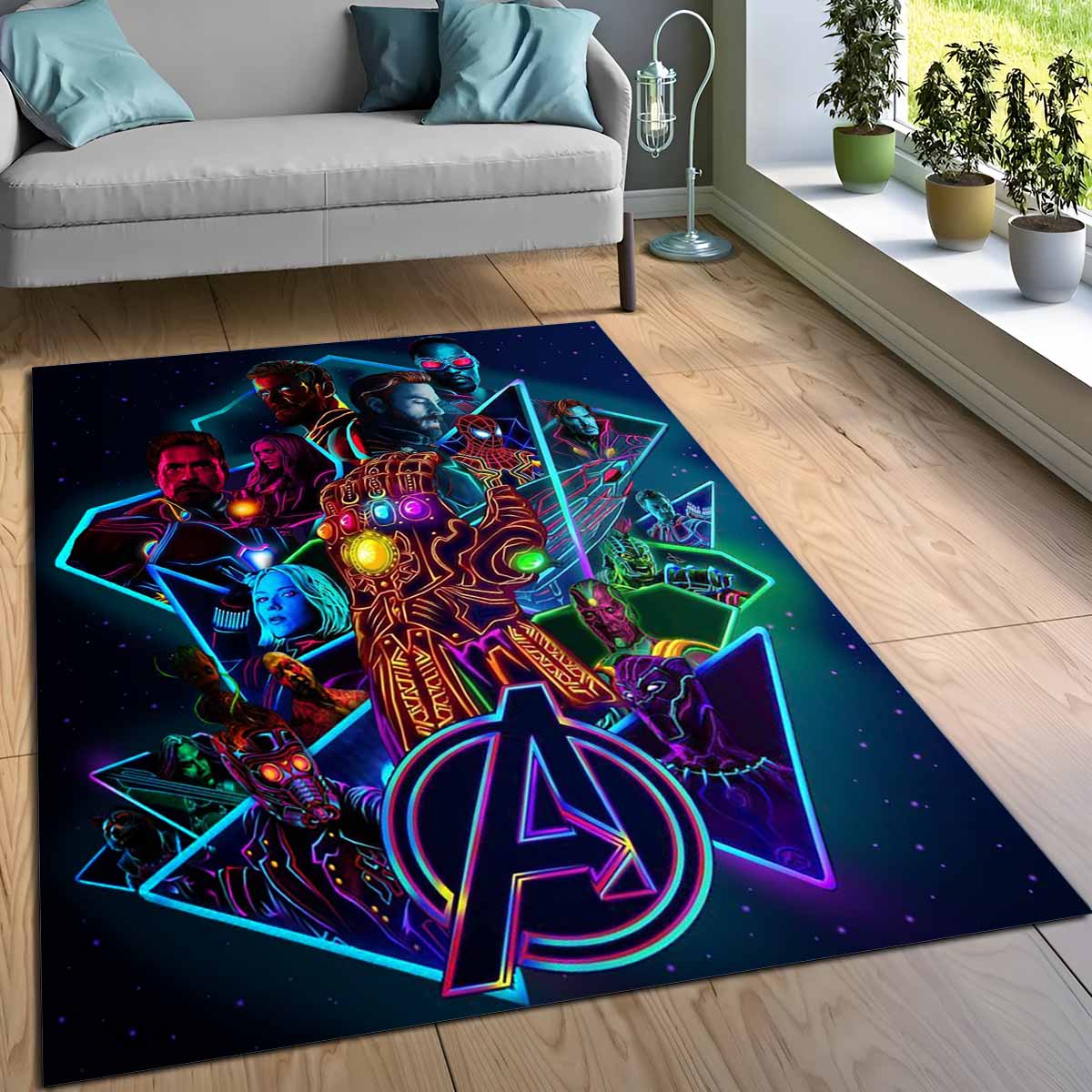 Marvel Avengers 1006 Teppich, Kratzfest und resistent gegen Bürostuhlrollen marvel avengers 1006 teppich