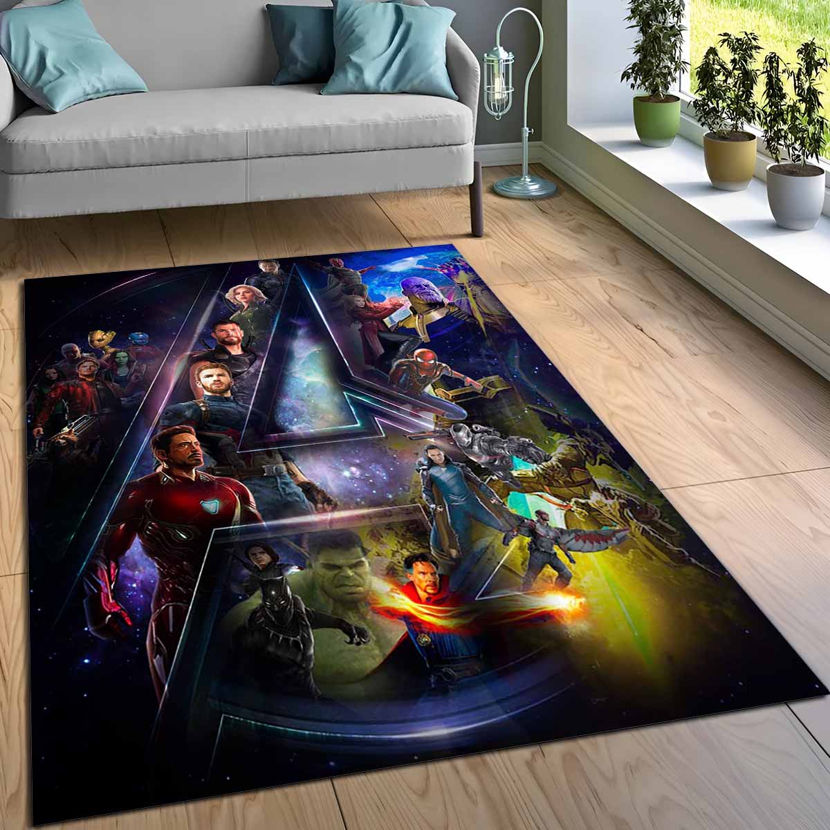 Marvel Avengers 1008 Teppich, Kratzfest und resistent gegen Bürostuhlrollen marvel avengers 1008 teppich