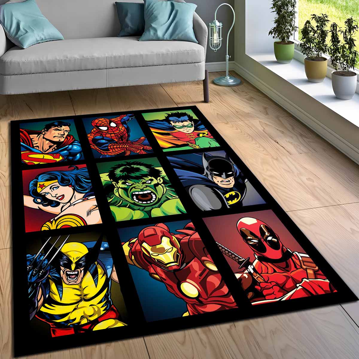 Marvel Avengers 1019 Teppich, Epischer Blickfang für das Heimkino und Büro marvel avengers 1019 teppich