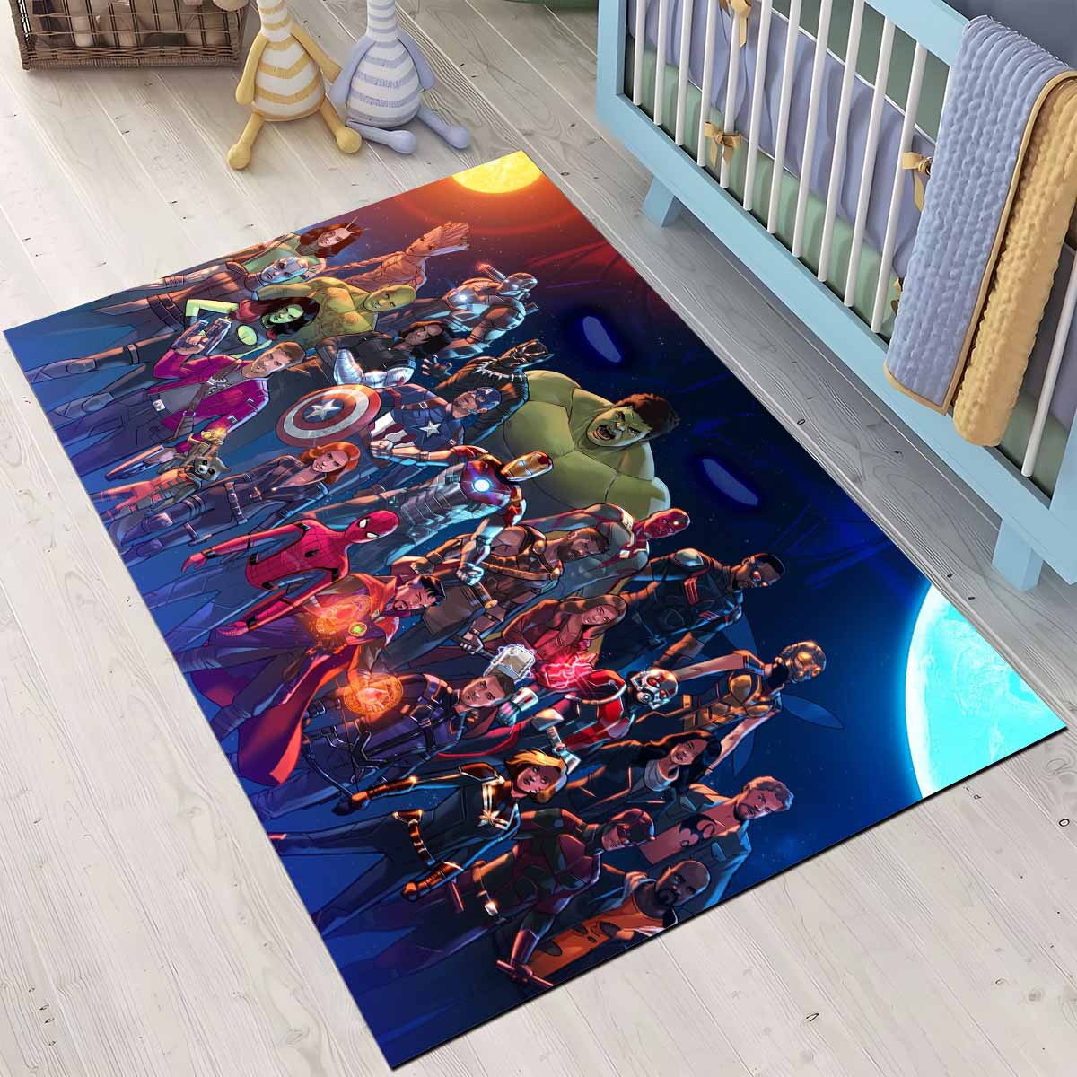 Marvel Avengers 1034 Teppich, Erstklassige Qualität mit sauber gekettelten Kanten marvel avengers 1034 teppich