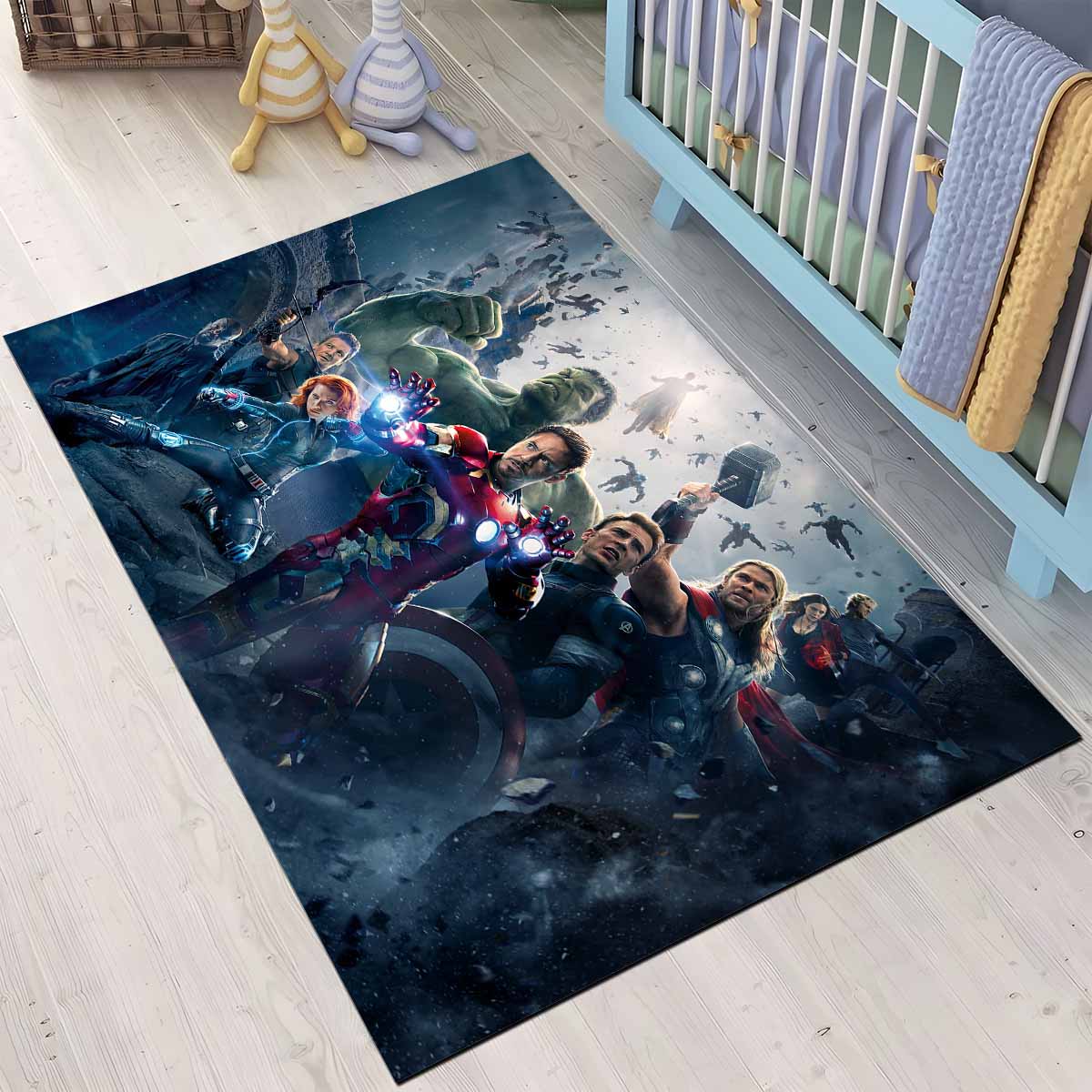 Marvel Avengers 1035 Teppich, Strapazierfähiges Material für den täglichen Gaming-Einsatz marvel avengers 1035 teppich