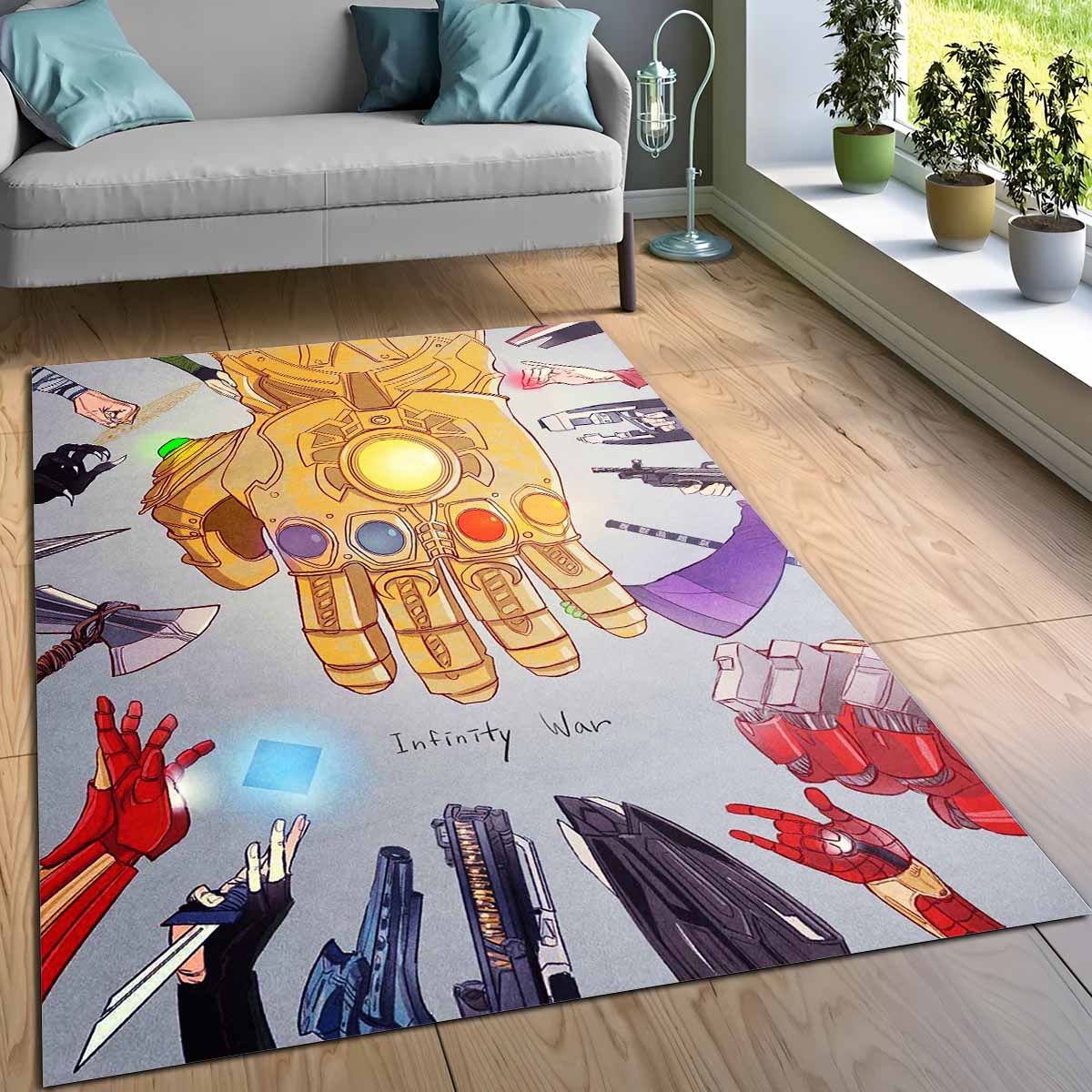 Thanos Handschuhe Avengers Marvel Infinity War Teppich, Strapazierfähiges Material für den täglichen Gaming-Einsatz thanos handschuhe avengers marvel infinity war teppich