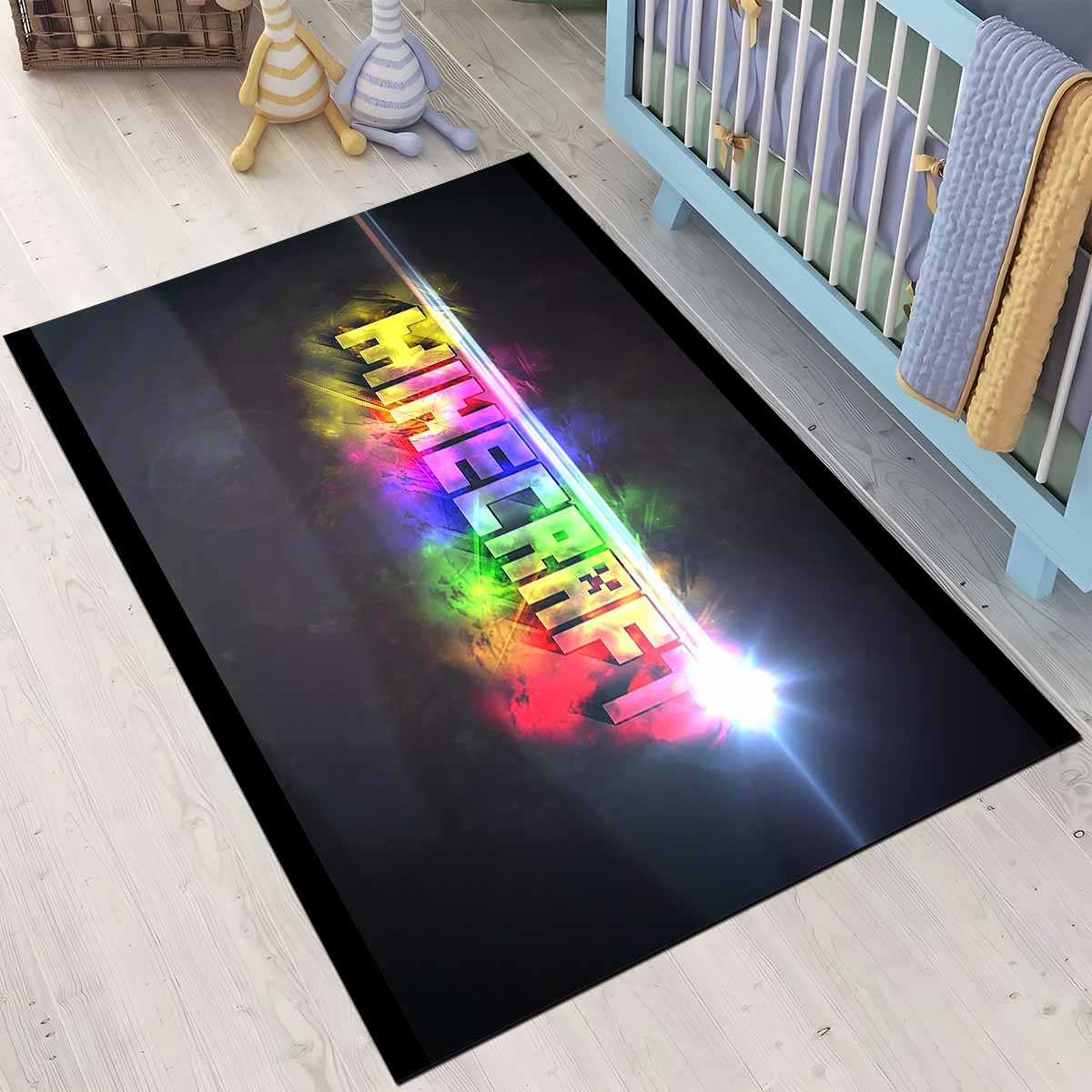 Minecraft Bunt Teppich, Strapazierfähiger Gaming Teppich Öko Tex zertifiziert minecraft bunt teppich