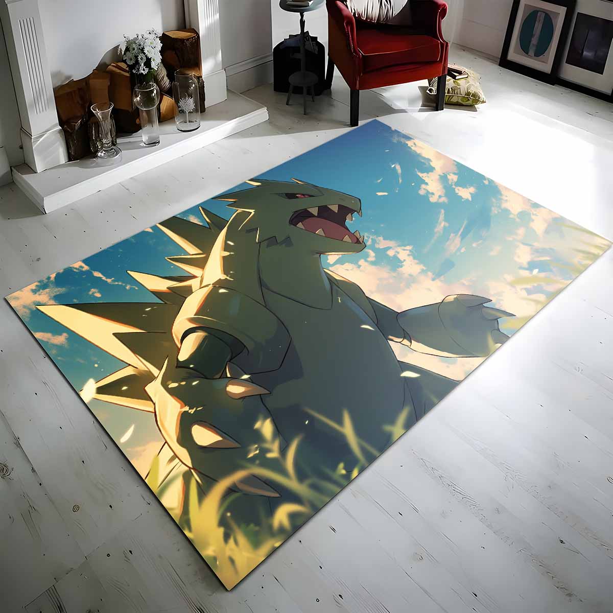 Despotar Pokmon Tyranitar Pokemon 2 Teppich, Perfektes Geschenk für Gamer und Anime Liebhaber despotar pokmon tyranitar pokemon 2 teppich