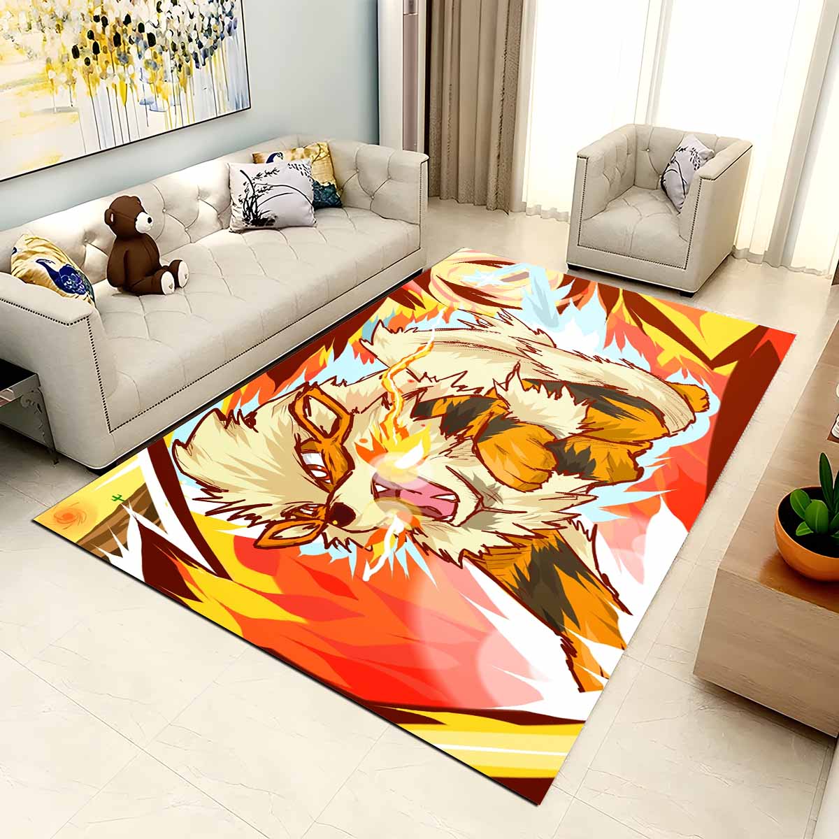 Arkani Pokmon Die Legende Arcanine Pokemon The Legend Teppich, Langlebige Qualität für intensive tägliche Nutzung arkani pokmon die legende arcanine pokemon the legend teppich