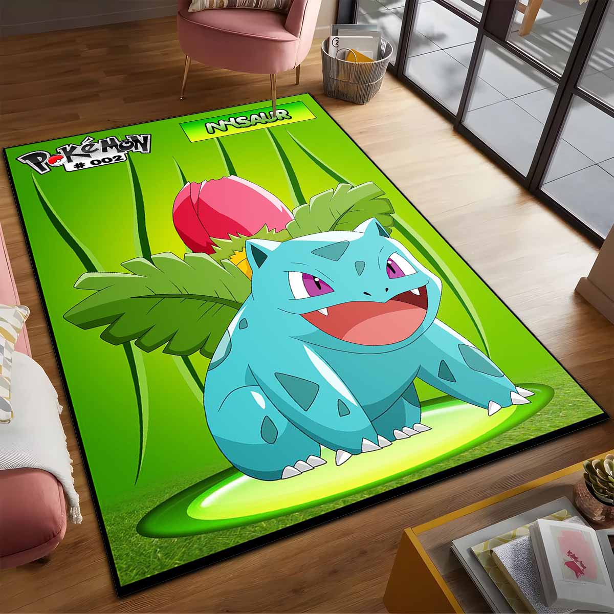 Bisaknosp Bisasam Pokmon Ivysaur Bulbasaur Pokemon 5 Teppich, Dicker Kuschelteppich für die gemütliche Fanecke bisaknosp bisasam pokmon ivysaur bulbasaur pokemon 5 teppich