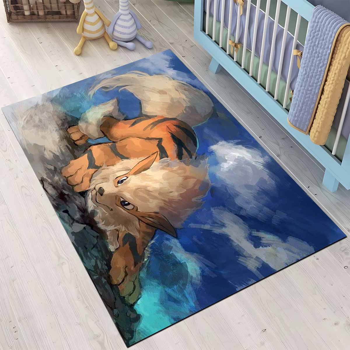 Arkani Pokmon Die Legende Arcanine Pokemon The Legend 4 Teppich, Perfektes Geschenk für Gamer und Anime Liebhaber arkani pokmon die legende arcanine pokemon the legend 4 teppich