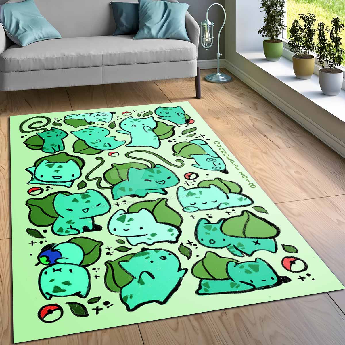 bisasam pokmon bulbasaur pokemon teppich