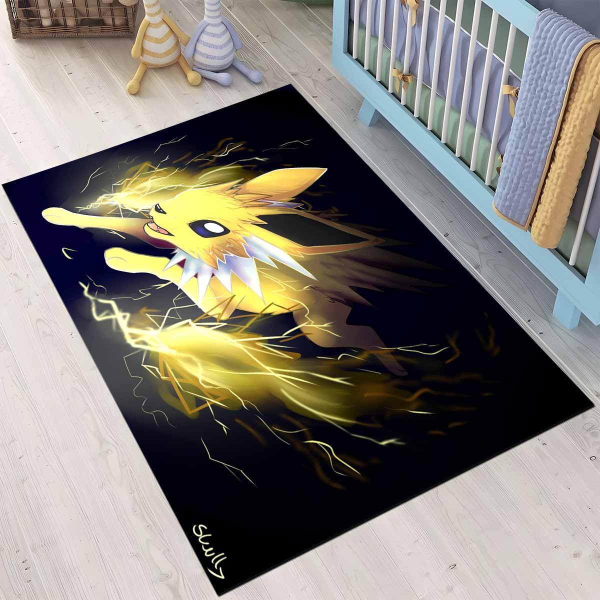 blitza pokmon jolteon pokemon 3 teppich