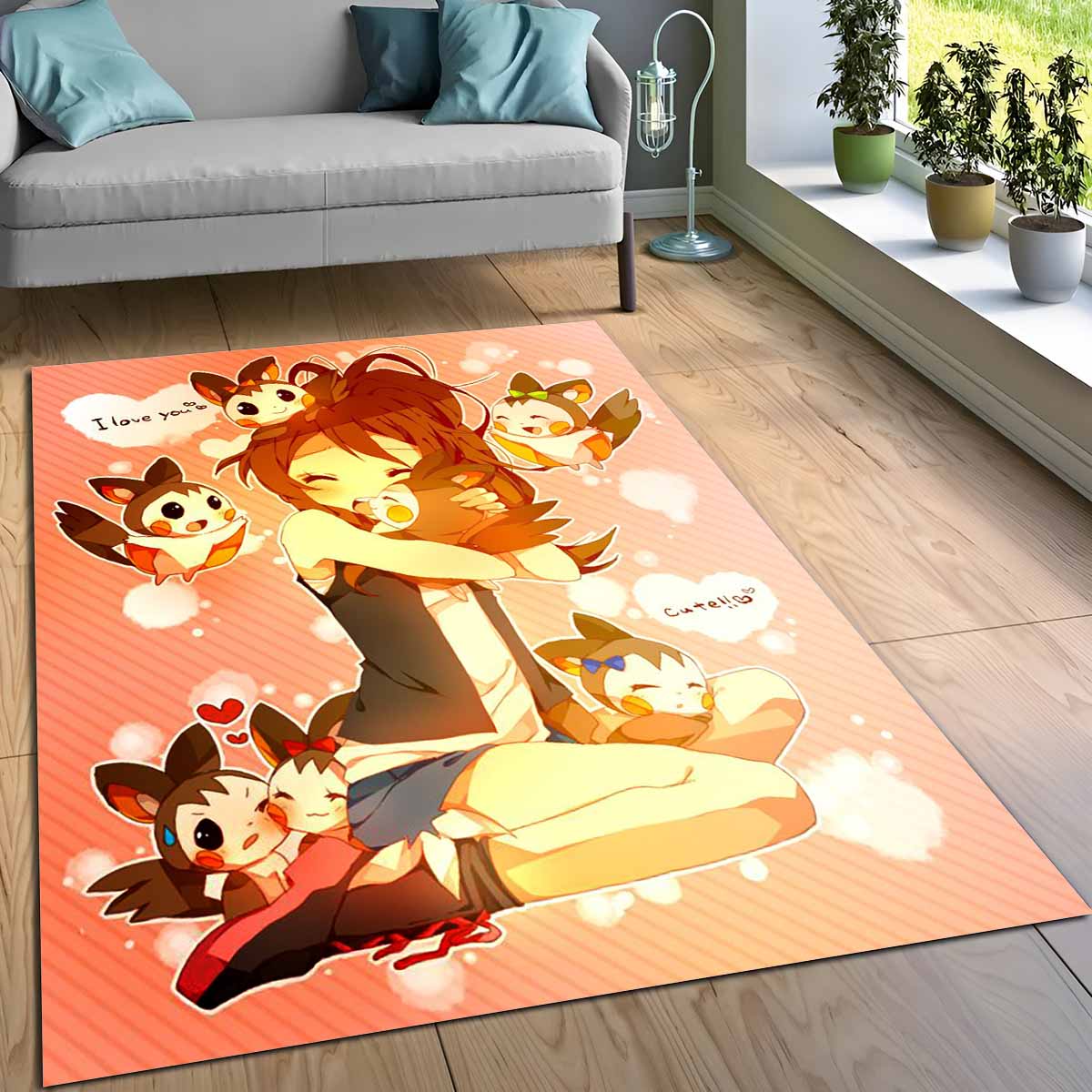 detektiv pokmon filmfiguren teppich