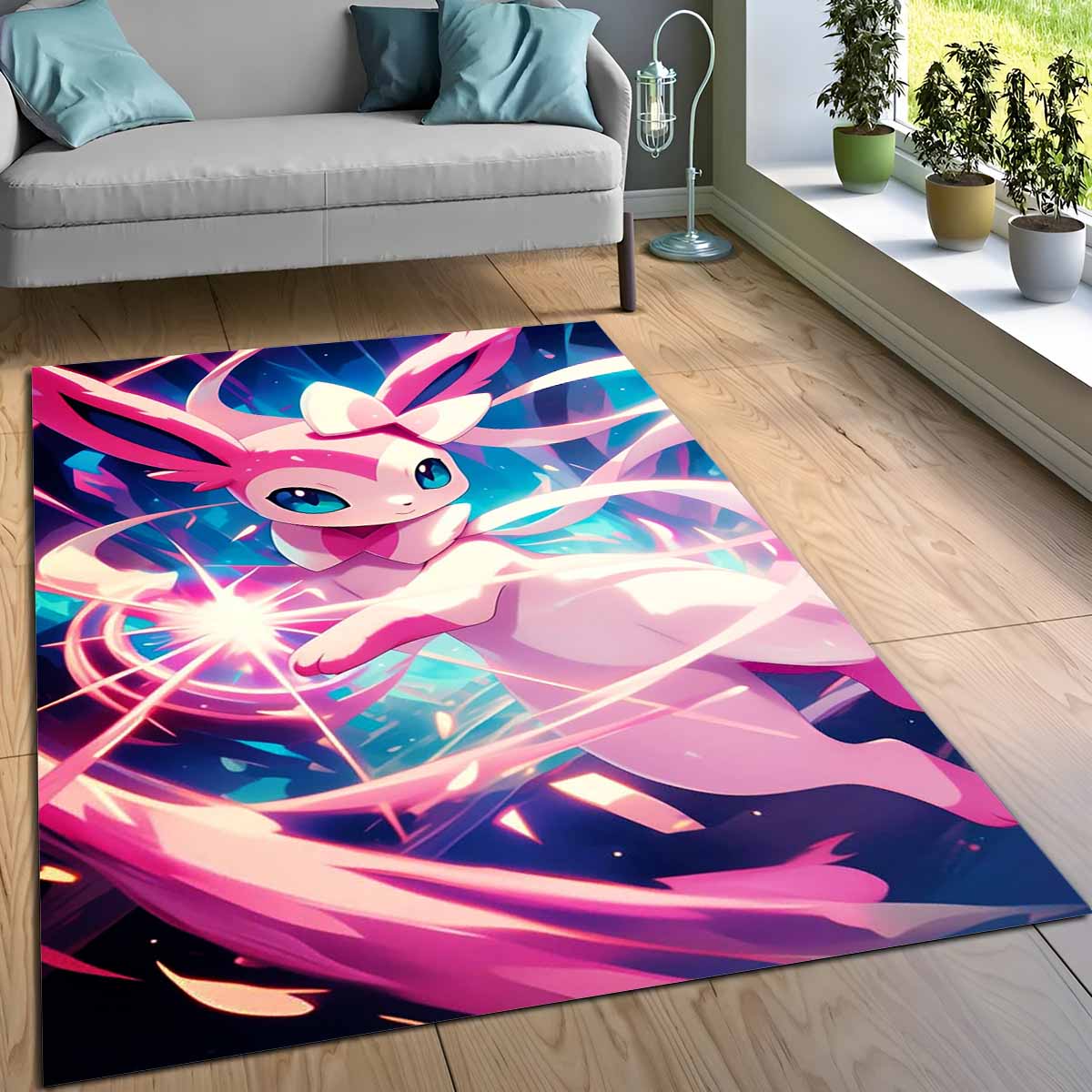 Feelinara Pokmon Sylveon Pokemon 10 Teppich, Sammlerstück Merchandise Teppich mit hoher Knotendichte 5 feelinara pokmon sylveon pokemon 11 teppich