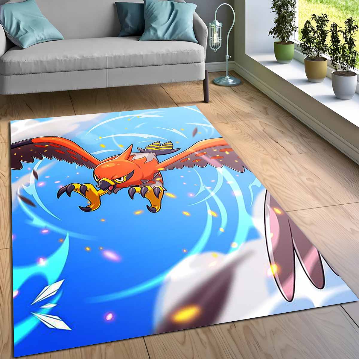 fiaro pokmon talonflame pokemon 3 teppich