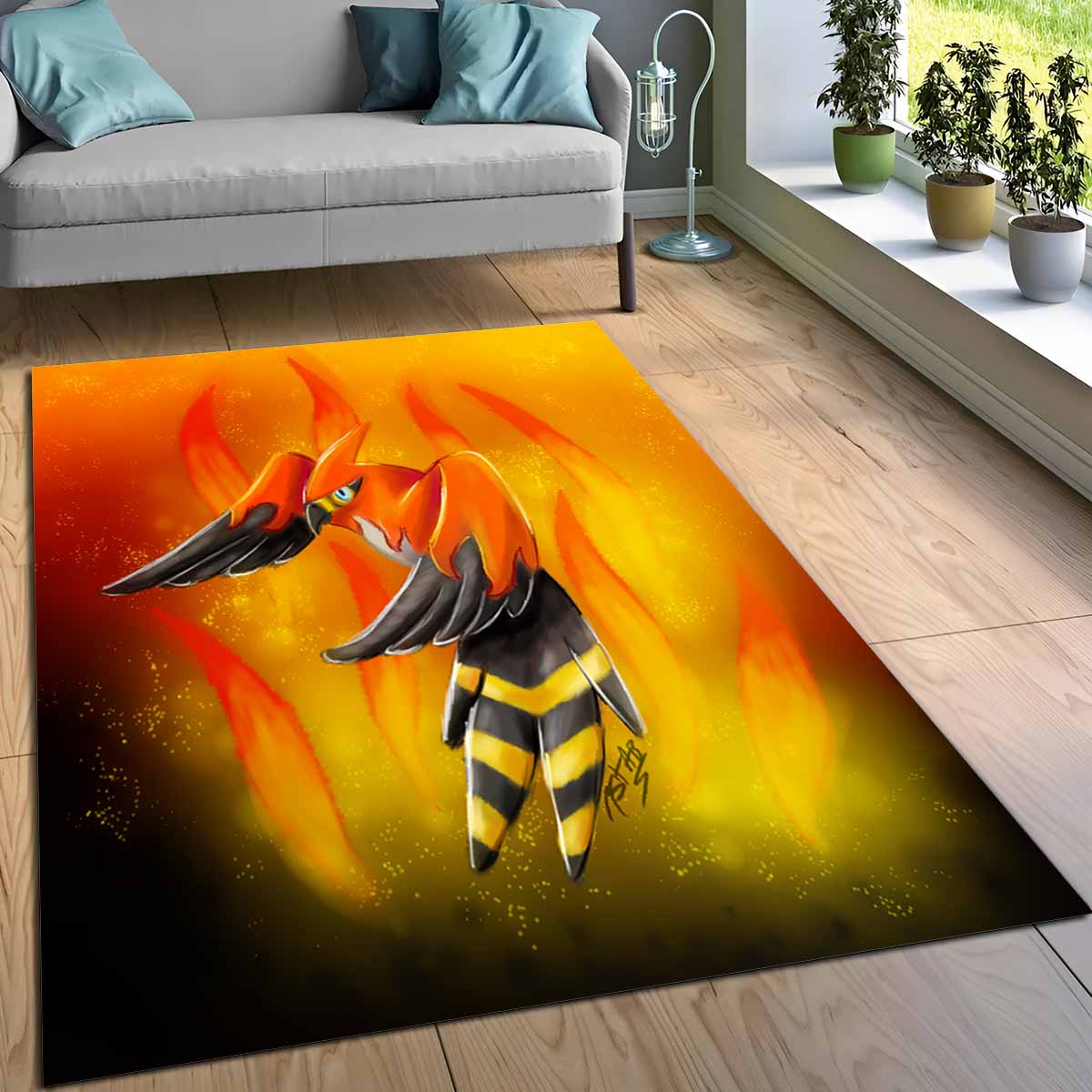 fiaro pokmon talonflame pokemon 4 teppich